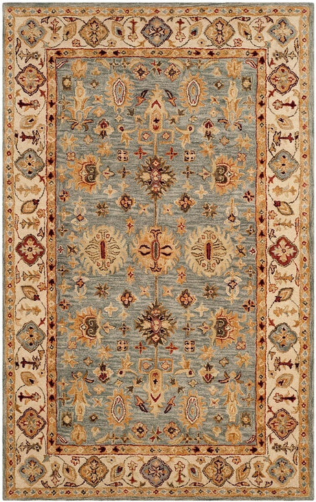 Safavieh Antiquity At847A Blue / Ivory Rugs - Safavieh - at847a - 6sq