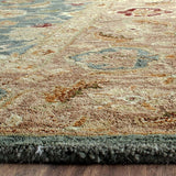 Safavieh Antiquity At849B Teal Blue / Taupe Rugs.