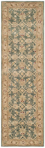Safavieh Antiquity At849B Teal Blue / Taupe Rugs.