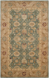 Safavieh Antiquity At849B Teal Blue / Taupe Rugs.