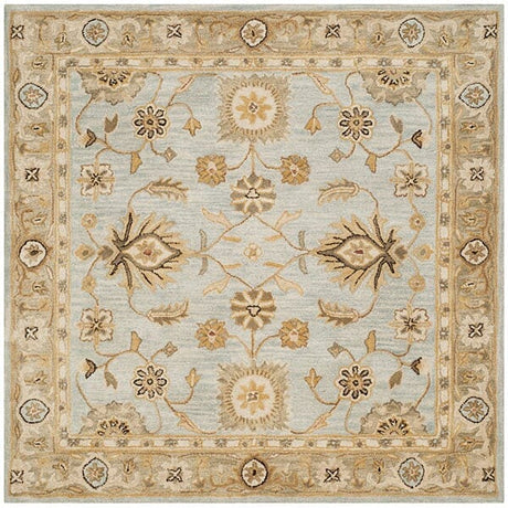 Safavieh Antiquity At856B Light Blue / Sage Rugs.