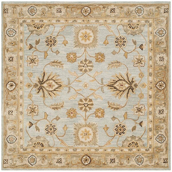 Safavieh Antiquity At856B Light Blue / Sage Rugs.