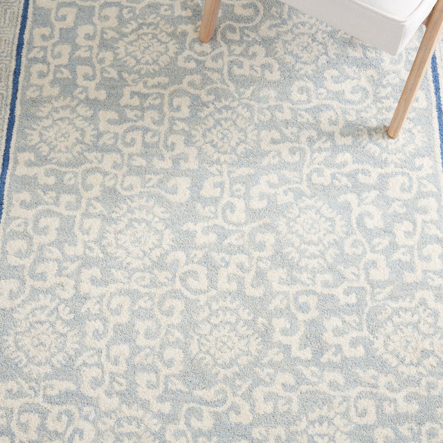 Safavieh Antiquity At860L Light Blue/Ivory Rug.