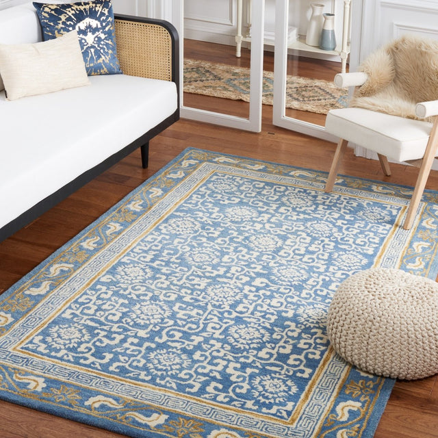 Safavieh Antiquity At860M Blue/Ivory Rug.