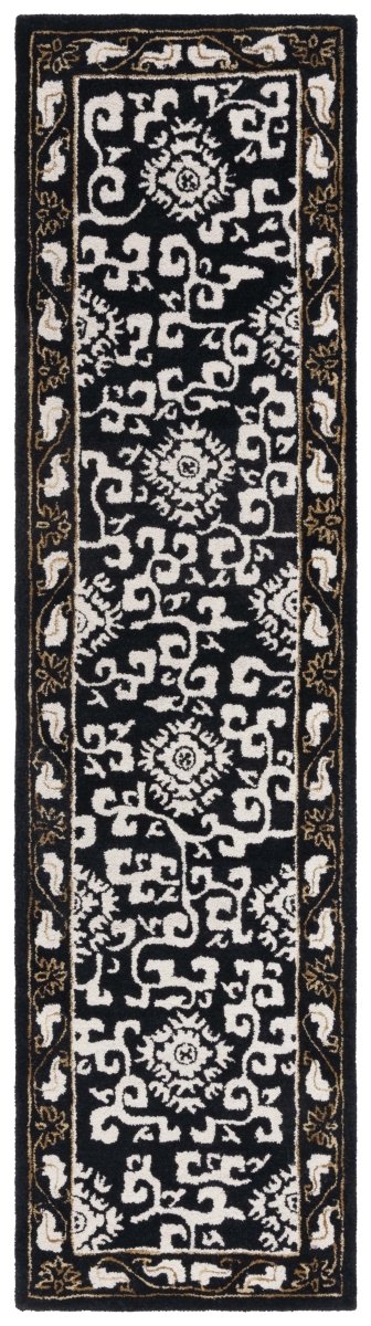 Safavieh Antiquity At860Z Black/Ivory Rug.