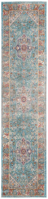 Safavieh Aria Ara100B Blue / Creme Rugs - Safavieh - ara100b - 26