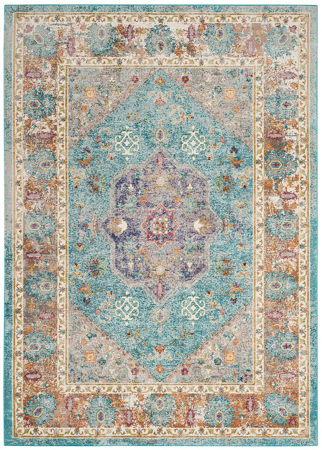 Safavieh Aria Ara100B Blue / Creme Rugs.