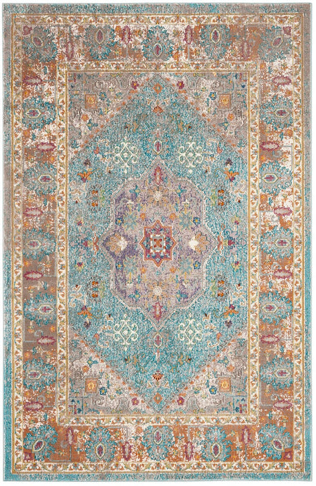 Safavieh Aria Ara100B Blue / Creme Rugs.