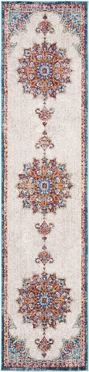 Safavieh Aria Ara103A Ivory / Navy Rugs - Safavieh - ara103a - 28