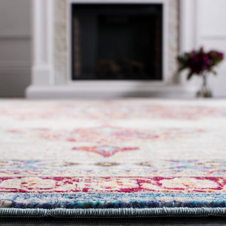 Safavieh Aria Ara103A Ivory / Navy Rugs.