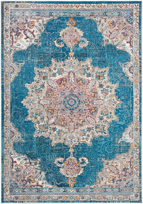 Safavieh Aria Ara103N Navy / Ivory Rugs - Safavieh - ara103n - 3