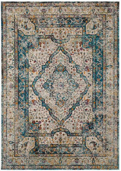 Safavieh Aria Ara106E Creme / Red Rugs - Safavieh - ara106e - 4