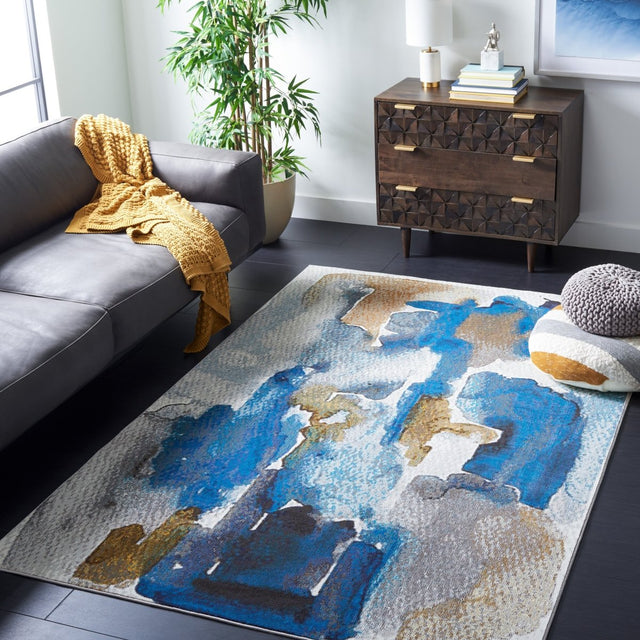 Safavieh Aria Ara110M Ivory/Navy Rugs.