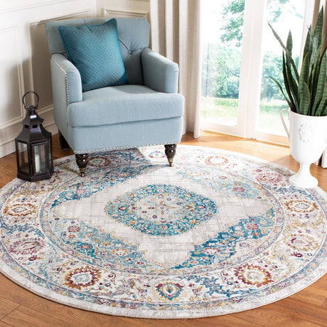 Safavieh Aria Ara116A Blue/Ivory Rugs - Safavieh - ara116a - 6r