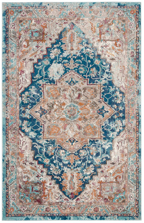 Safavieh Aria Ara119B Blue / Beige Rugs.