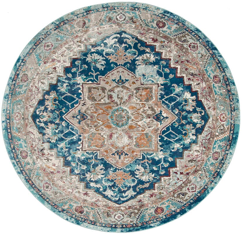 Safavieh Aria Ara119B Blue / Beige Rugs.