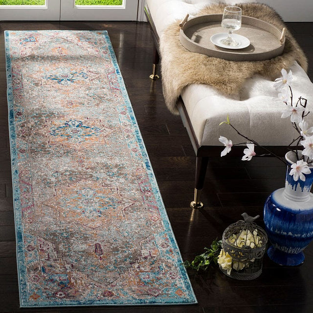 Safavieh Aria Ara119E Beige / Blue Rugs.