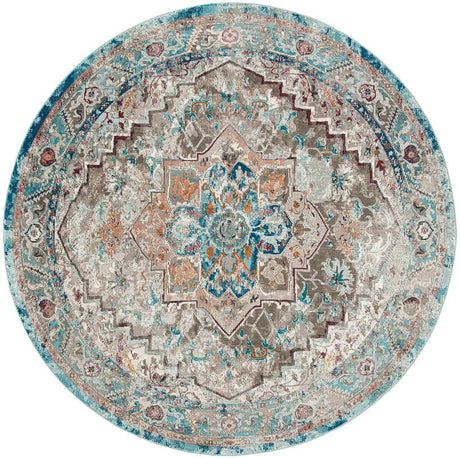 Safavieh Aria Ara119E Beige / Blue Rugs - Safavieh - ara119e - 6r