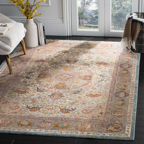 Safavieh Aria Ara120E Beige / Orange Rugs - Safavieh - ara120e - 4