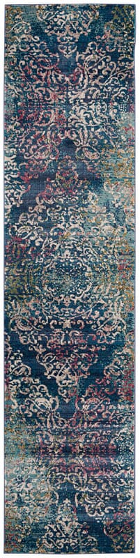 Safavieh Aria Ara128B Blue / Multi Rugs - Safavieh - ara128b - 28