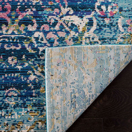 Safavieh Aria Ara128B Blue / Multi Rugs - Safavieh - ara128b - 4