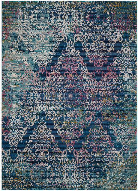 Safavieh Aria Ara128B Blue / Multi Rugs - Safavieh - ara128b - 4