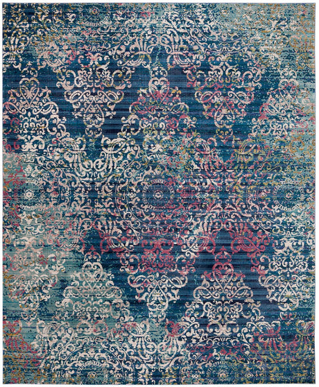 Safavieh Aria Ara128B Blue / Multi Rugs - Safavieh - ara128b - 6r