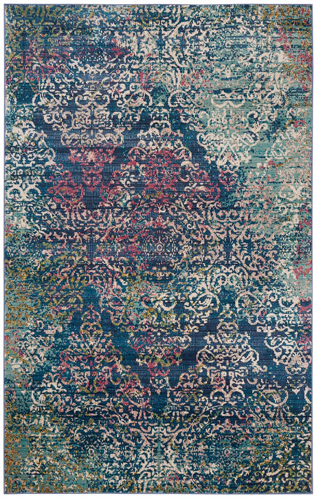 Safavieh Aria Ara128B Blue / Multi Rugs - Safavieh - ara128b - 6r