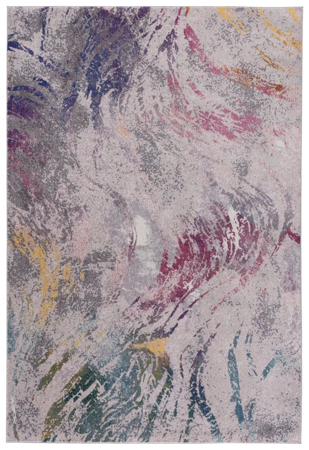 Safavieh Aria 5'-0" x 6'-7" Rug in Ivory / Fuchsia