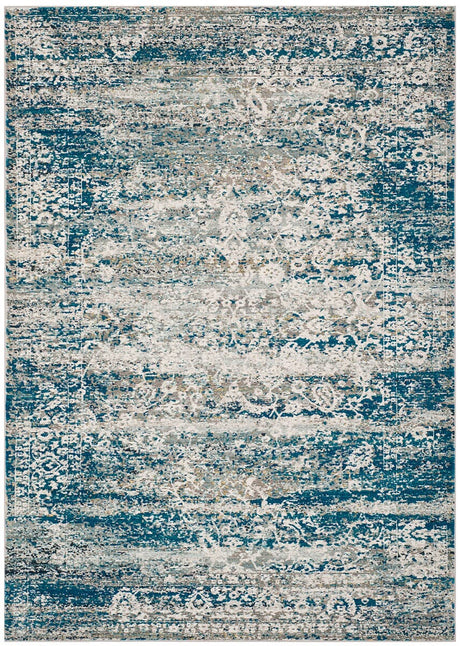 Safavieh Aria Ara156B Blue / Creme Rugs - Safavieh - ara156b - 4