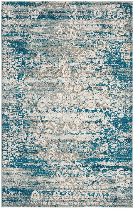 Safavieh Aria Ara156B Blue / Creme Rugs - Safavieh - ara156b - 6r