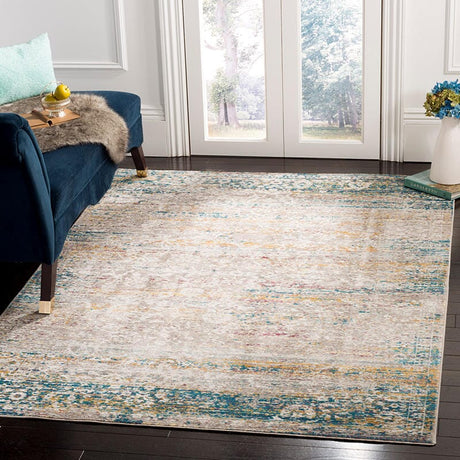 Safavieh Aria Ara156C Cream / Blue Rugs.