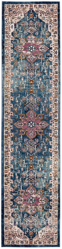 Safavieh Aria Ara160B Blue / Creme Rugs - Safavieh - ara160b - 26