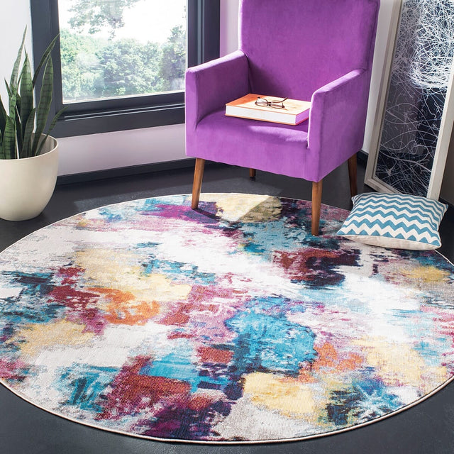 Safavieh Aria Ara165F Grey / Wine Rugs.