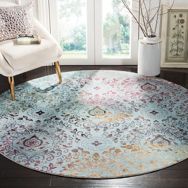 Safavieh Aria Ara172B Blue / Multi Rugs.