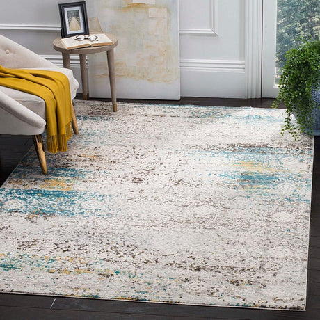 Safavieh Aria Ara183B Blue / Creme Rugs.