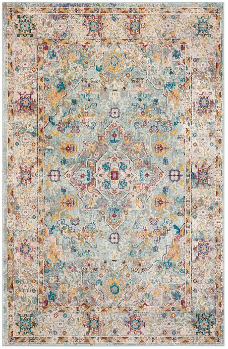 Safavieh Aria Ara183E Beige / Blue Rugs - Safavieh - ara183e - 6r