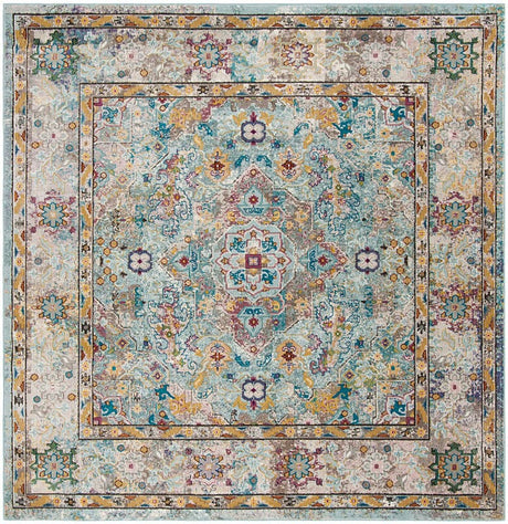 Safavieh Aria Ara183E Beige / Blue Rugs - Safavieh - ara183e - 6sq