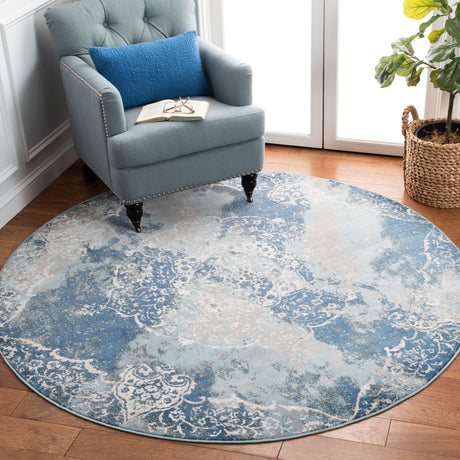 Safavieh Aria Ara187M Light Blue/Ivory Rugs - Safavieh - ara187m - 6r