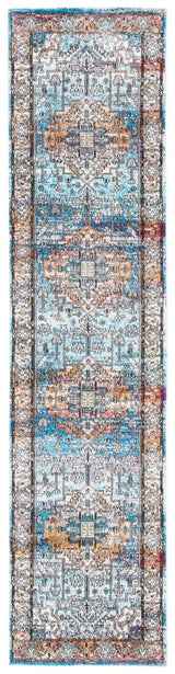 Safavieh Aria Ara191K Turquoise/Light Orange Rugs.