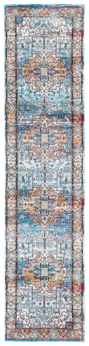 Safavieh Aria Ara191K Turquoise/Light Orange Rugs - Safavieh - ara191k - 28