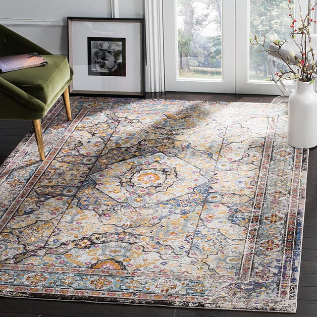 Safavieh Aria Ara199B Blue / Multi Rugs.