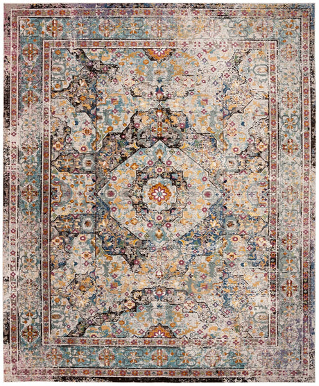 Safavieh Aria Ara199B Blue / Multi Rugs - Safavieh - ara199b - 6r