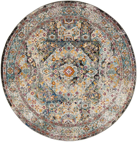 Safavieh Aria Ara199B Blue / Multi Rugs - Safavieh - ara199b - 6r