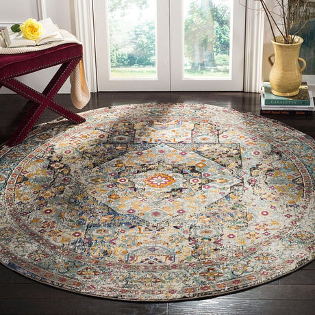 Safavieh Aria Ara199B Blue / Multi Rugs - Safavieh - ara199b - 6r