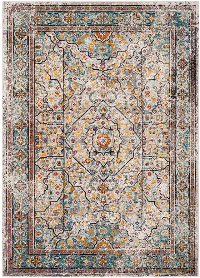 Safavieh Aria Ara199C Cream / Blue Rugs.