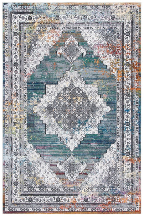 Safavieh Aria Ara201M Ivory/Blue Rug.