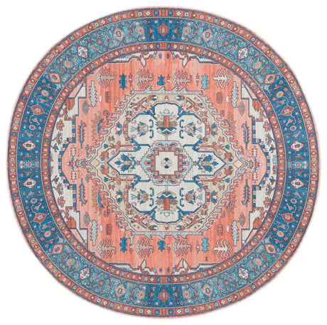 Safavieh Arizona Arz105P Rust/Navy Rug.