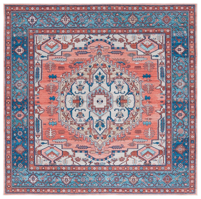 Safavieh Arizona Arz105P Rust/Navy Rug.