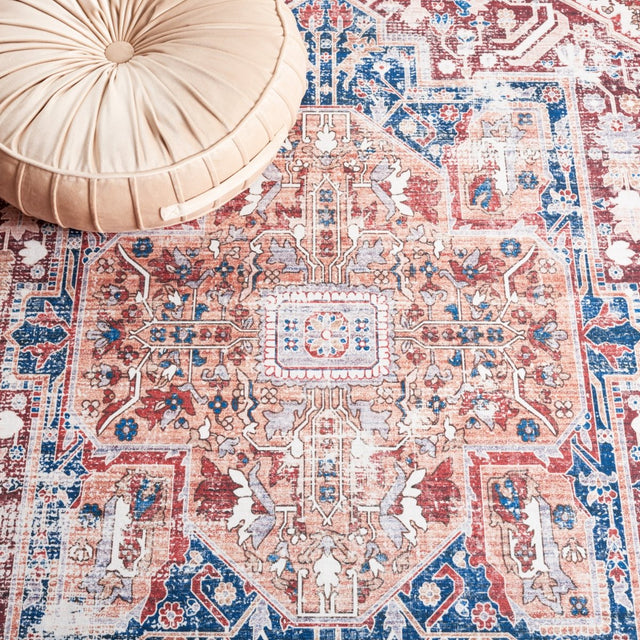 Safavieh Arizona Arz109Q Red/Navy Rug.